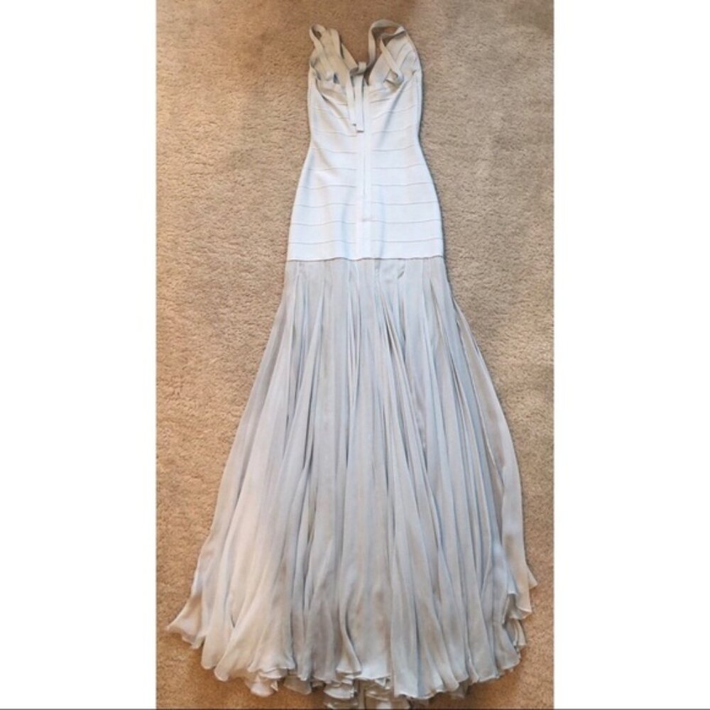 XS Herve Leger Mint Green Bandage Formal Dress